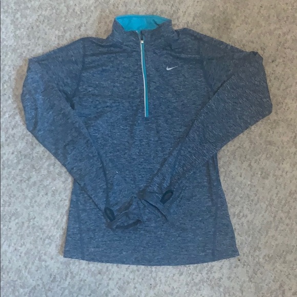 Nike Dri-fit Three quarter zip - Picture 1 of 2